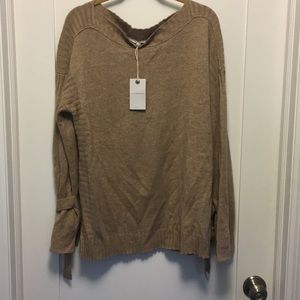 Lucky brand tan sweater